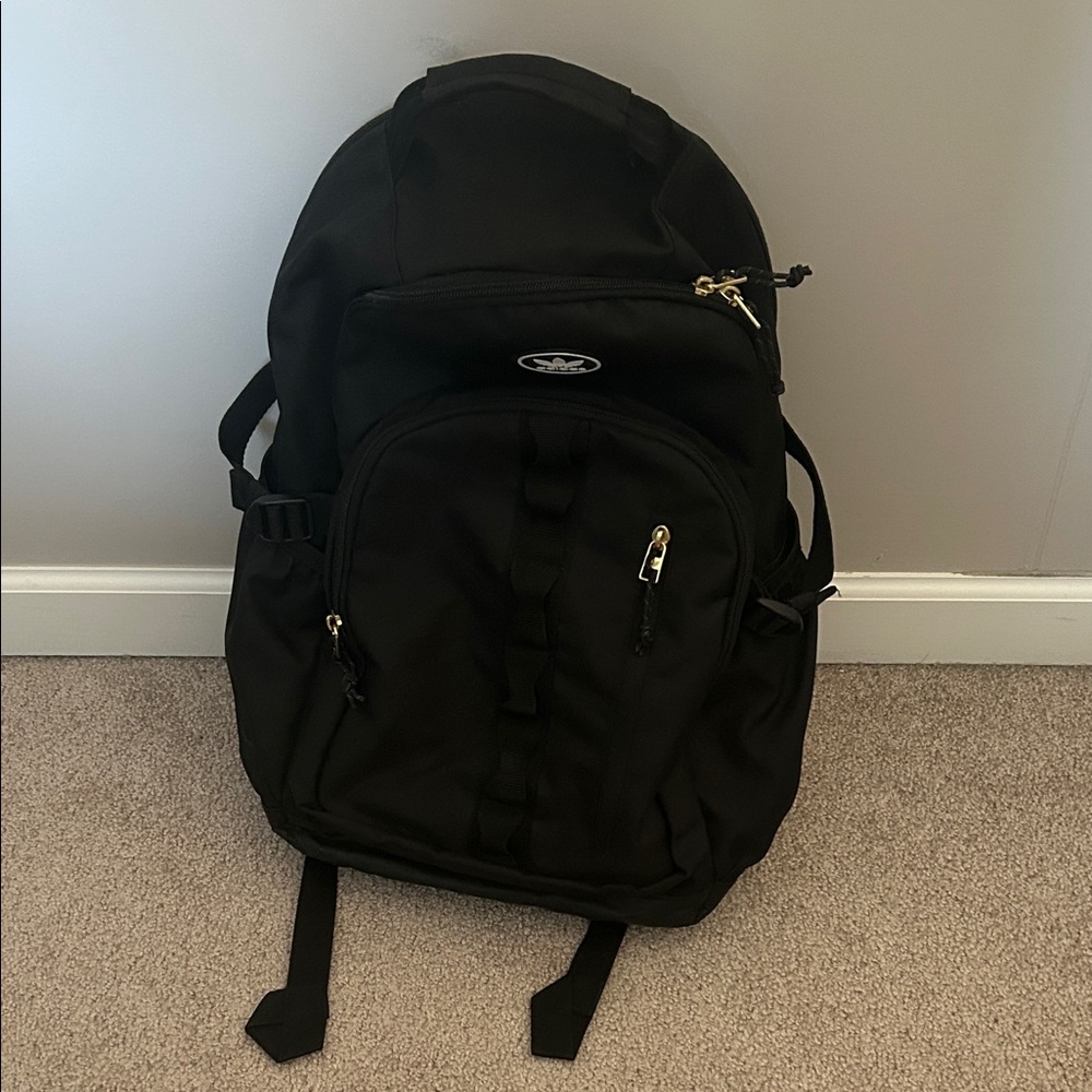 All black boys adidas backpack